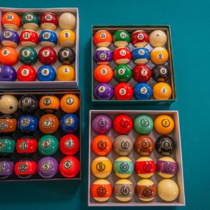 Caja de Bolas de billar
